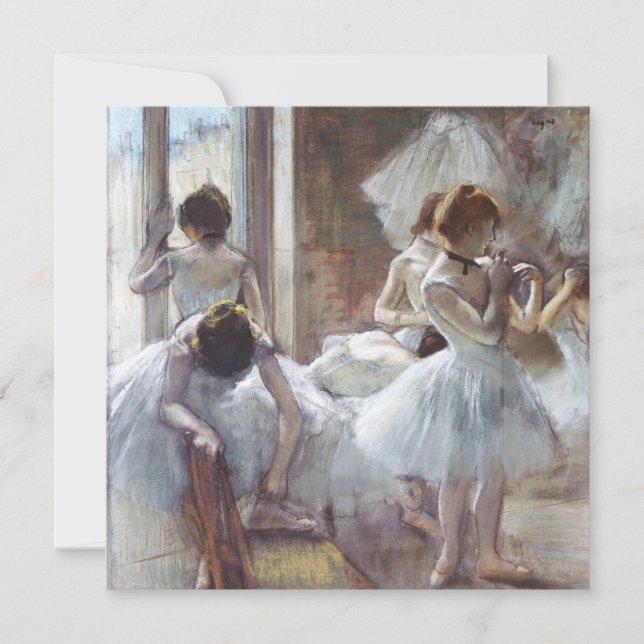 Carte Danseurs Edgar Degas (Devant)