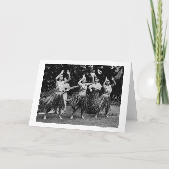 Carte Danseurs HawaiiHula Photo Hawaii (Devant)