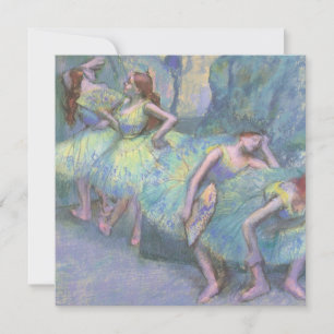 Carte Danseuses de ballet dans les coulisses d'Edgar Deg