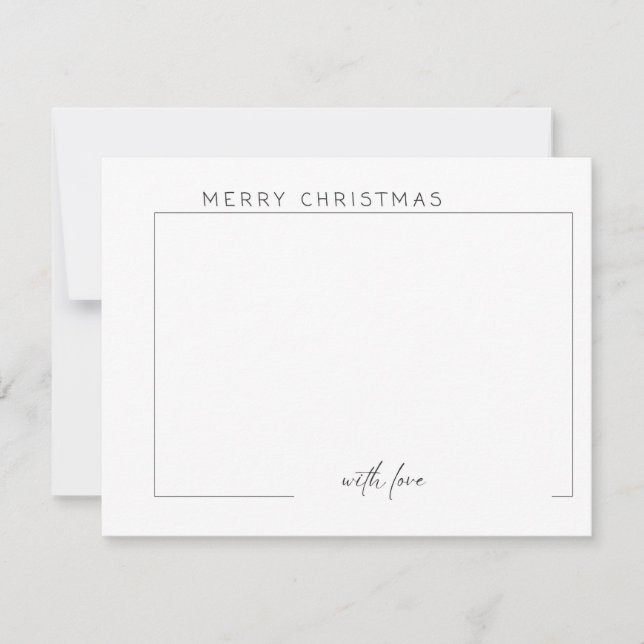 Carte d'appartement Noël (Devant)