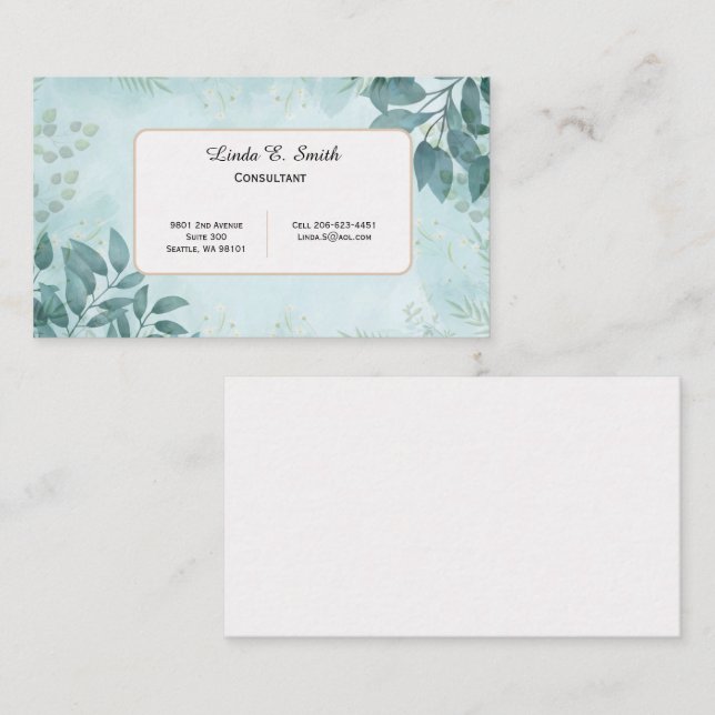 Carte d'appel (Devant / Derrière)