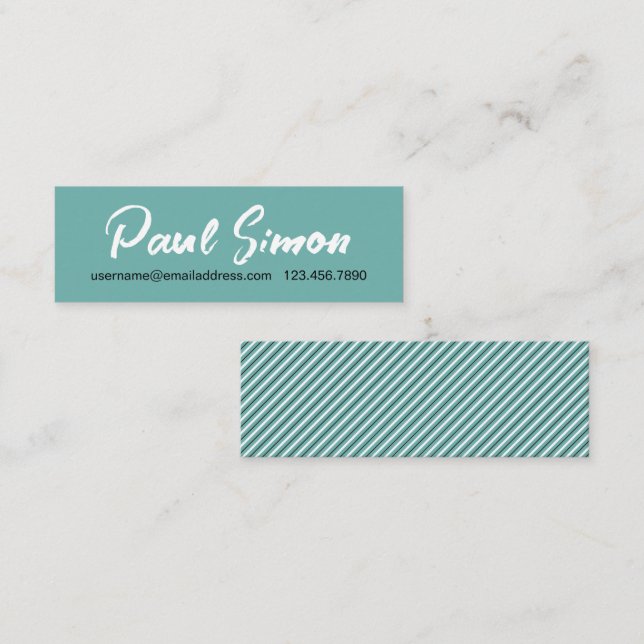 Carte d'appel à la recherche manuscrite du milieu  (Devant / Derrière)