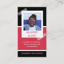 Alerte allergique Enfants Photo Médicale Urgence g