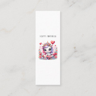 Carte D'appel Anniversaire de Licorne Pilote
