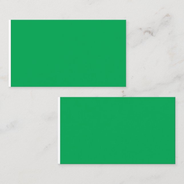 Carte D'appel Arrière - plan vert remarquable avec conception de (Devant / Derrière)