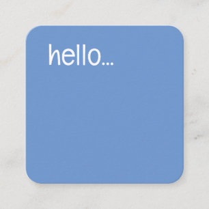 Carte D'appel Assistant virtuel bleu et blanc