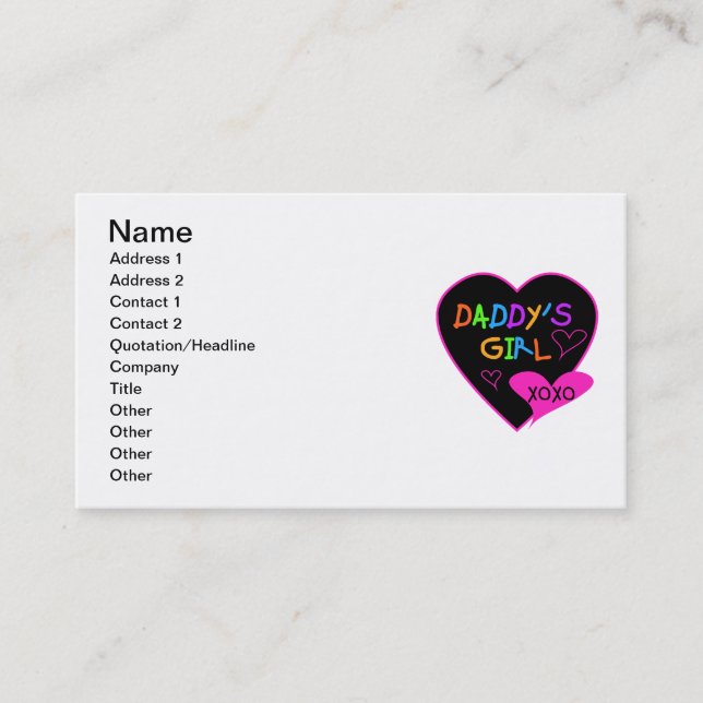 Carte D'appel Chemises T, Mugs, Coussins, Stationnaire (Devant)