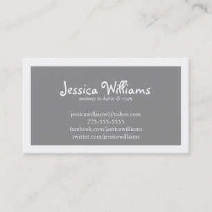 Carte D'appel Chevron chic