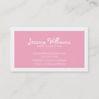 Carte D'appel Chevron chic