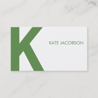 Carte d'appel chic contemporaine