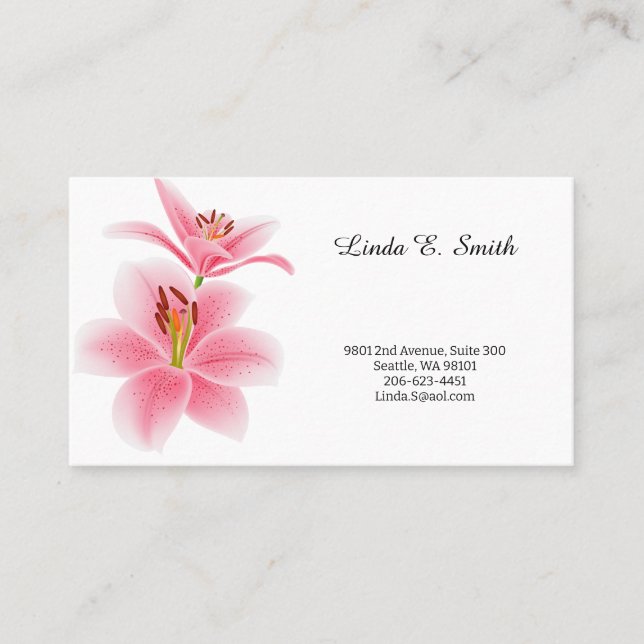 Carte d'appel classique (Devant)