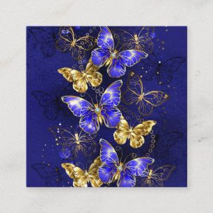 Carte D'appel Composition avec papillons Sapphire