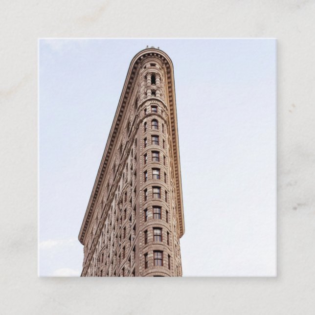 Carte D'appel Construction de Flatiron (Devant)