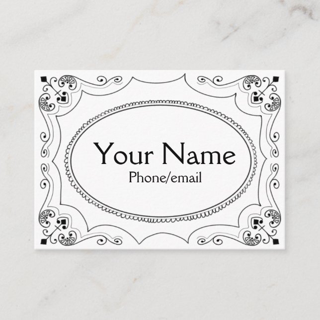 Carte d'appel d'affaires (Devant)