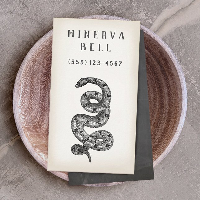 Carte d'appel de réparation de serpent (Créateur téléchargé)