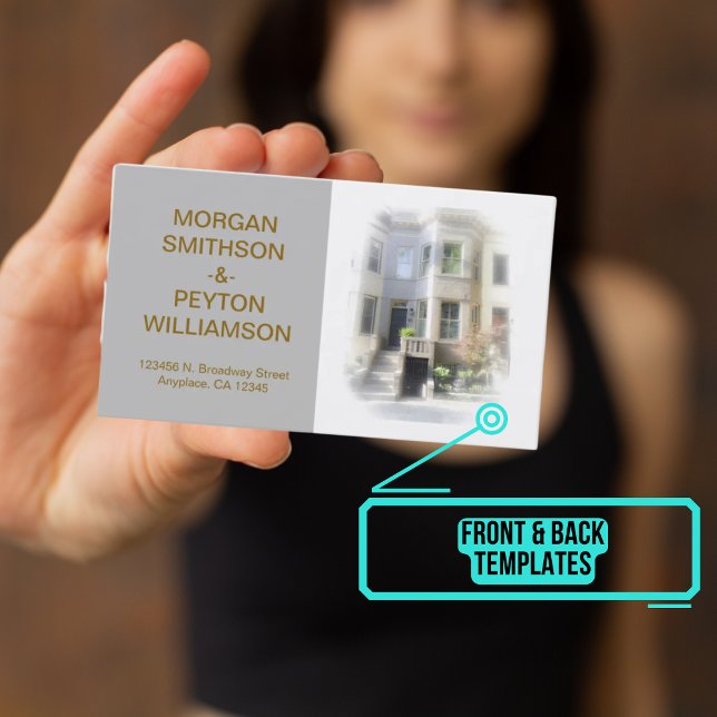 Carte d'appel des couples - Photo avec Bordure gri (This design has easily customizable templates for text and photo.)