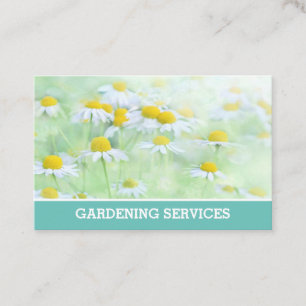 Carte d'appel des services Gardener & Gardening.