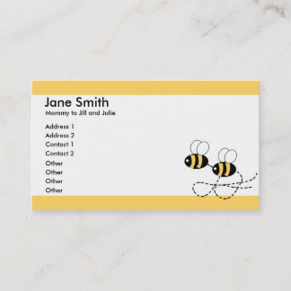 Carte D'appel Deux abeilles et télécarte jaune de parent de