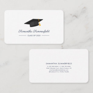 Carte D'appel Diplôme 2026 Élégant Script Grad