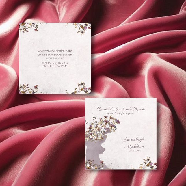 Carte d'appel Dreamy Boho Chic Deer (Créateur téléchargé)