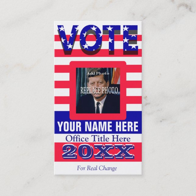 Carte d'appel du Modèle de campagne (Devant)