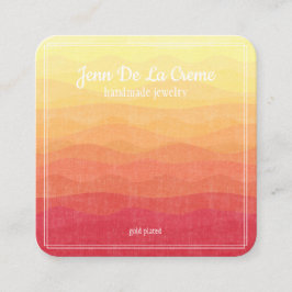 Carte D'appel Écran de bijoux en blanc Desert Sky