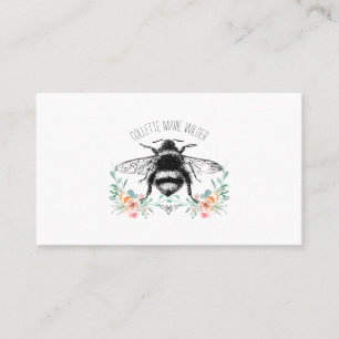 Carte d'appel Floral Abee
