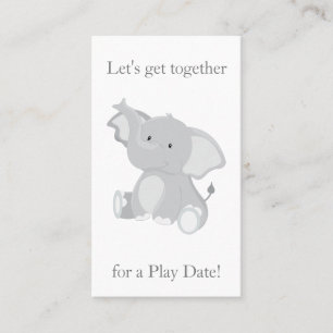 Carte D'appel Fun Elephant Playdate