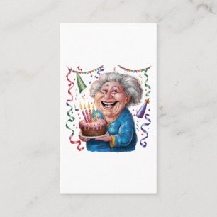 Carte D'appel Granny Anniversaire Grand Sourire