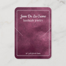 Impression blanche Joyau violet Tons Bijoux