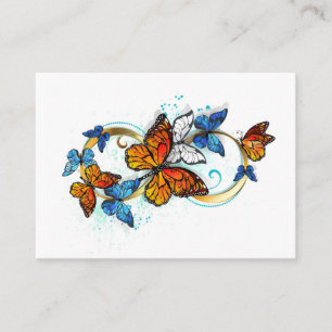 Carte D'appel Infinité de papillons monarques