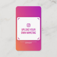 Instagram nametag photo moderne médias sociaux ten