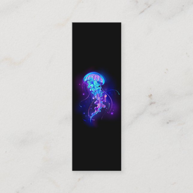 Carte D'appel Jellyfish éclatante couleur (Devant)