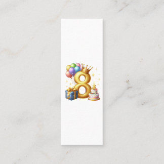 Carte D'appel Joyeux 8e Anniversaire