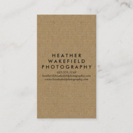 Carte d'appel Kraft & Photo