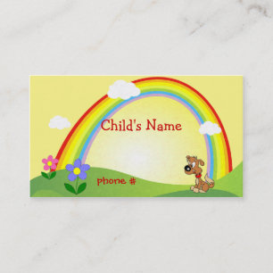 Carte D'appel La télécarte mignonne des enfants d'arc-en-ciel