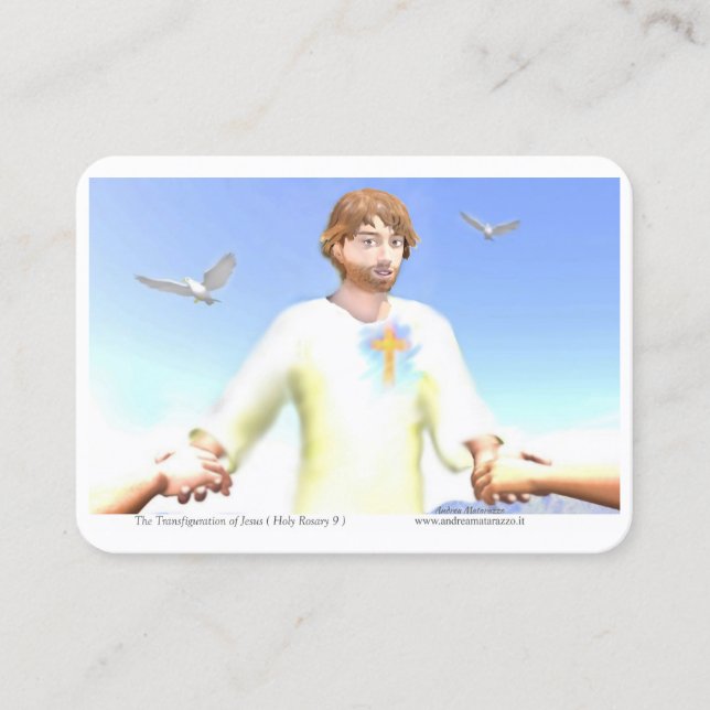 Carte D'appel La Transfiguration de Jésus (Devant)