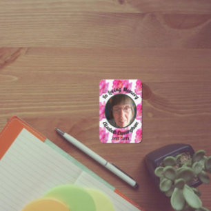 Carte D'appel Love Memory Photo Rose rose avec Poem Memorial