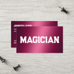 Carte D'appel Magicien