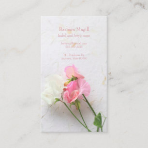 Carte D'appel Maman de pois doux roses et blancs