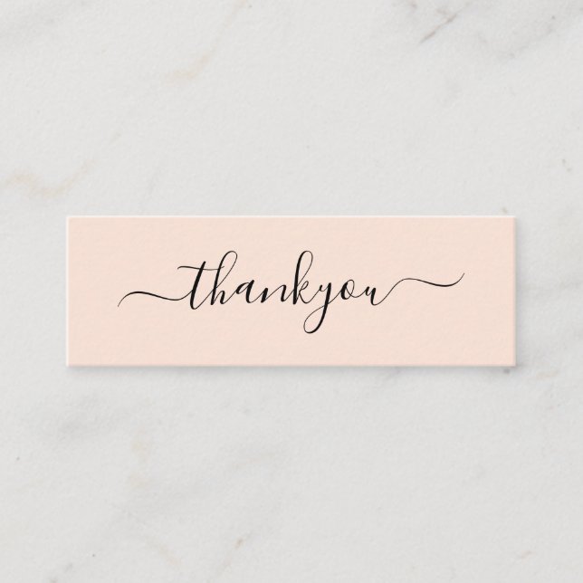 Carte D'appel Merci D'Entreprise Minimal Moderne Pour L'Insertio (Devant)