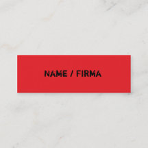 Mini-cartes rouges