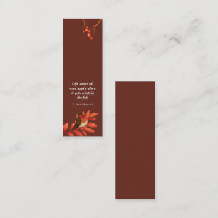 Carte D'appel Mini Signet hypnotisant d'automne