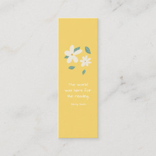 Carte D'appel Mini Signet personnalisable Sunny Daisy
