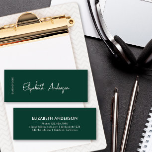 Carte D'appel Moderne Emerald Green Graduate Student Graduate Gr