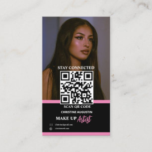 Carte D'appel Moderne Instagram maquillage Artiste Beauté Artist