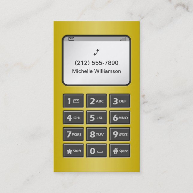 Carte D'appel Mon autre téléphone - télécartes personnelles (Devant)