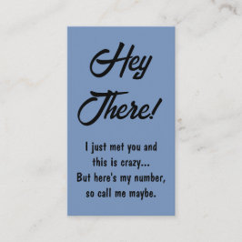 Carte D'appel Mon numéro appelle-moi peut-être en train de mange