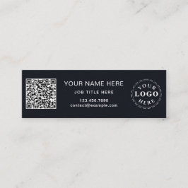 Carte D'appel Motif de marron sophistiqué Mini personnalisé minc