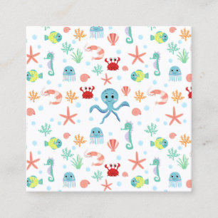 Carte D'appel Motif Sea World